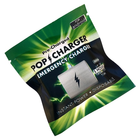 Zorbitz Zorbitz Pop Charger Disposable Emergency Cell Phone Charger 1 pk 2463